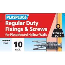 Plasplugs Regular Duty Fixings & Screws – JDS DIY