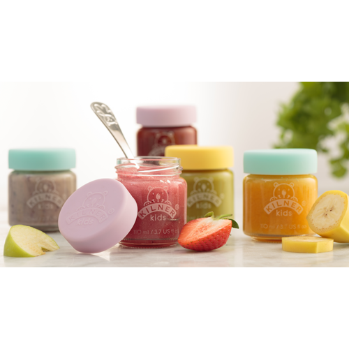 Kilner Set Of 6 Kids Jars 110ml, Glass