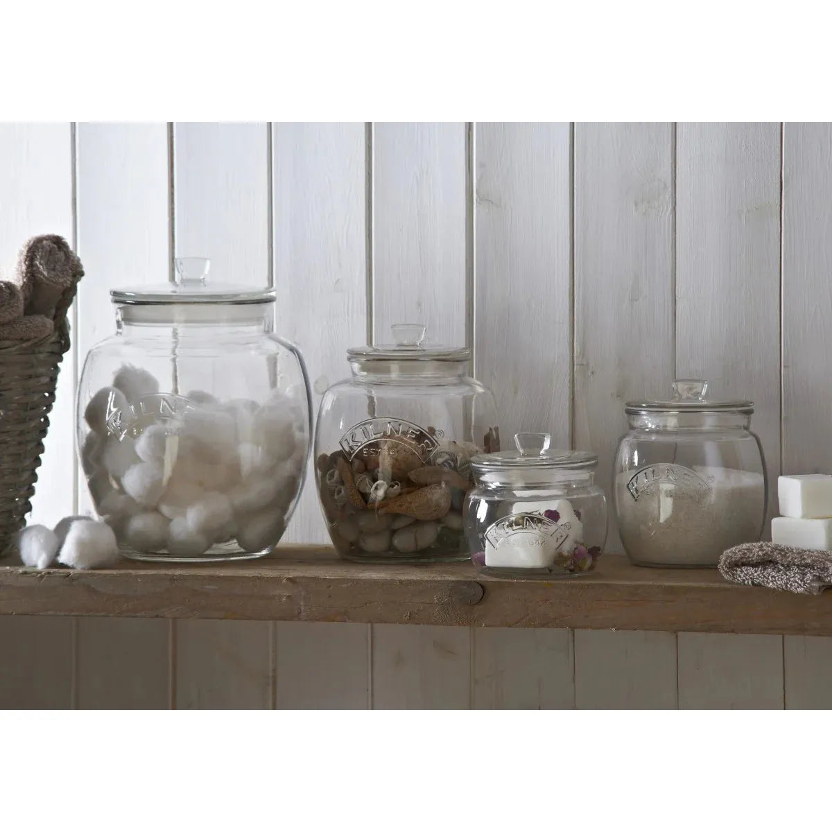 Kilner Universal Storage Jar, Clear, 0.85 Litre