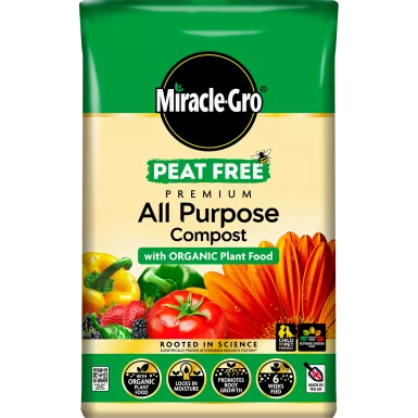 Miracle Gro All Purpose Organic Peat Free Compost - 40L