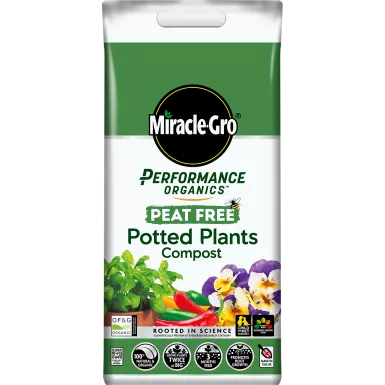 Miracle Gro Performance Organic Peat Free Potted Plants Compost