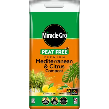 Miracle Gro Peat Free Premium Mediterranean & Citrus Compost