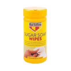 80 XL Tub Bartoline Sugar Soap Wipes