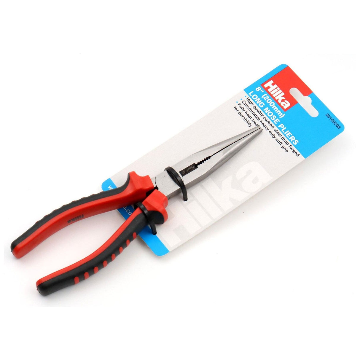 Hilka 8" Longnose Pliers Soft Grip