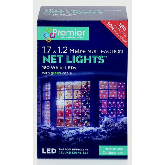 Premier Multi-Action LED Net Lights 360 LED 3.5x 1.2m Warm White