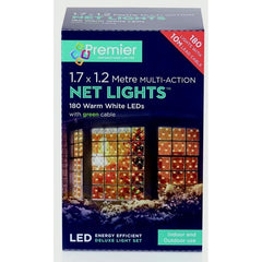 Premier Multi-Action LED Net Lights 360 LED 3.5x 1.2m Warm White