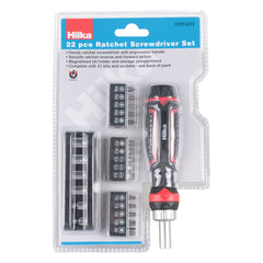 Hilka 22 e Ratchet Screwdriver Set