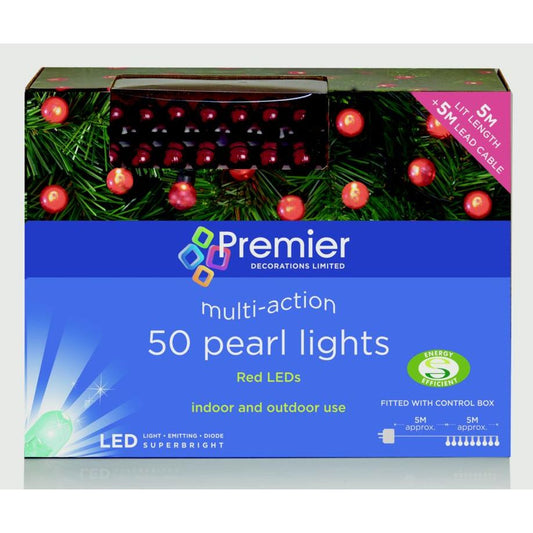 Premier 50 LED Multi Action Pearl Lights