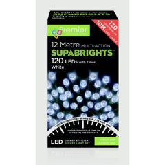 Premier Multi-Action Supabrights With Timer White 120 LED