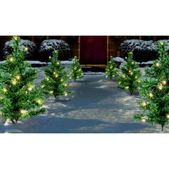 Premier LED Tree Path Lights - 6 Piece 15 Warm White LEDs