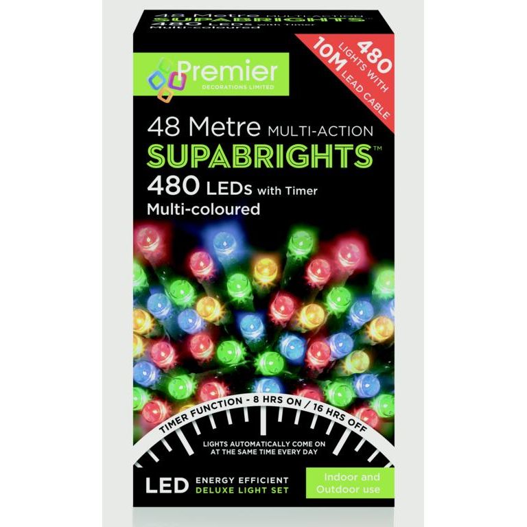 Premier 480 LED Multi Action Supabrights With Timer Multi