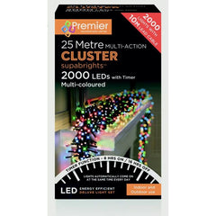 Premier Multi Action Supabrights Cluster Lights With Timer