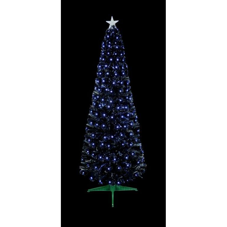 Premier Black Slim Tree White LED