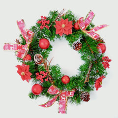 Premier Dressed Wreath 40cm Red