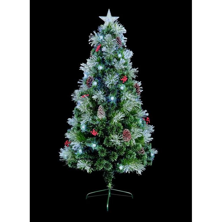 Premier Snow Tip Tree White Pinecone Berries