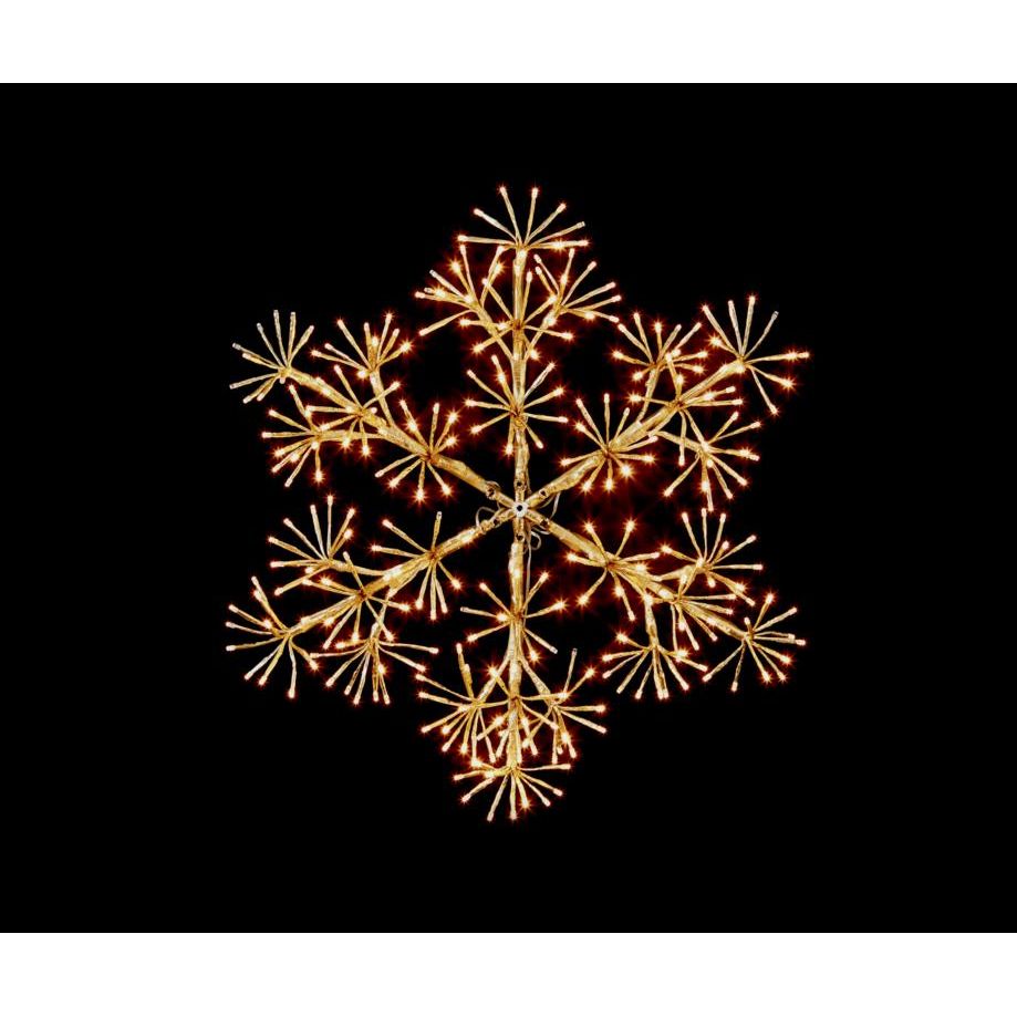 Premier Gold Starburst Snowflake 1.2m