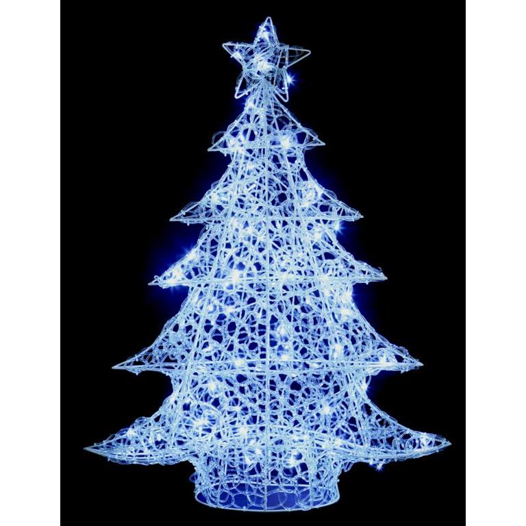 Premier 1m Acrylic Christmas Tree 120 White LEDs