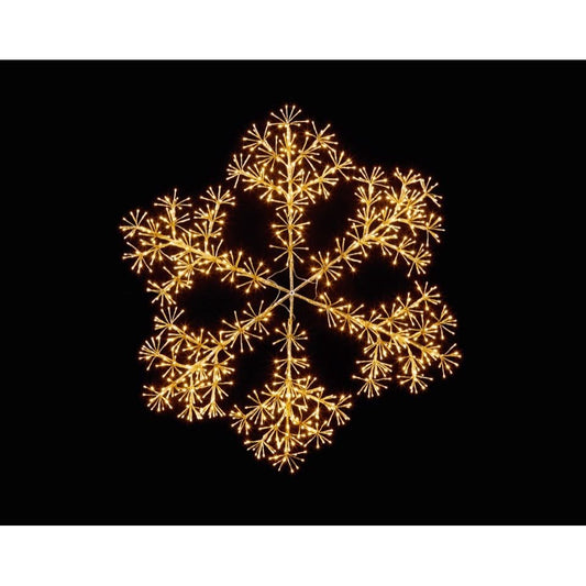 Premier Gold Starburst Snowflake 1.2m