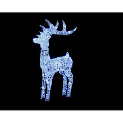 Premier Acrylic Reindeer 160 White LEDs 1.15m