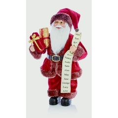 Premier Standing Santa With Glasses 60cm Red