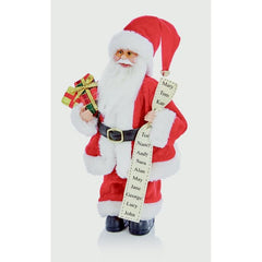 Premier Standing Santa With Glasses 60cm Red