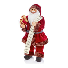 Premier Standing Santa With Glasses 60cm Red