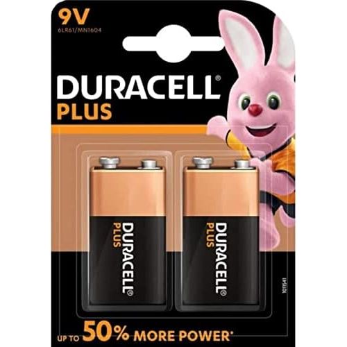 Duracell Plus Power+100% 9V   2Pk