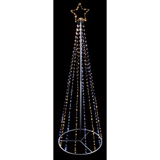 Premier Pinwire Pyramid Tree Black 2.1m