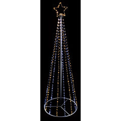 Premier Pinwire Pyramid Tree Black 2.1m