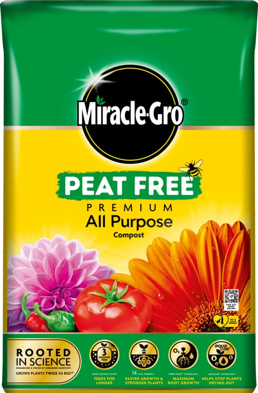 Miracle Gro Premium All Purpose Peat Free Compost