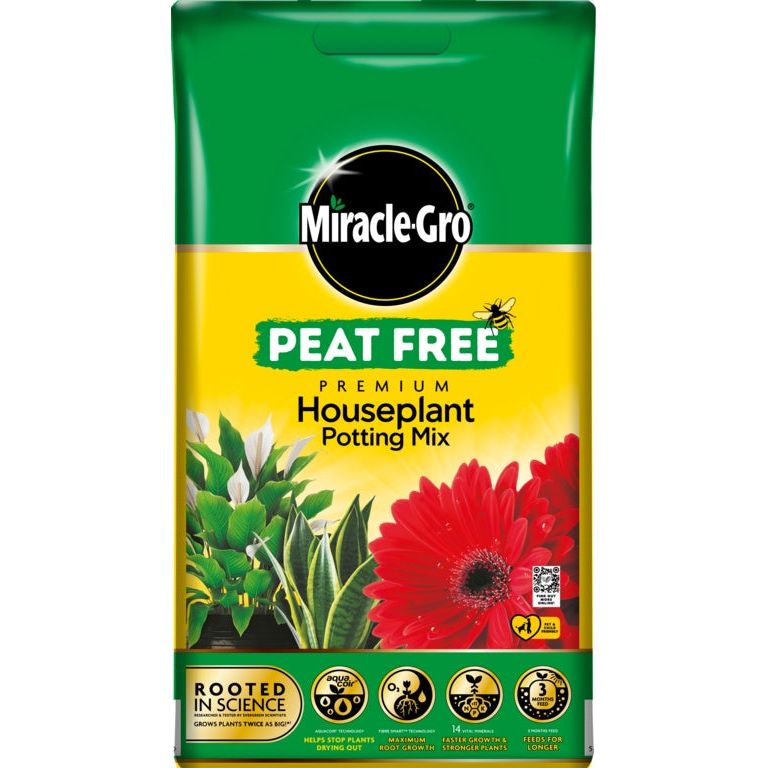 Miracle Gro Houseplant Potting Mix Peat Free Compost