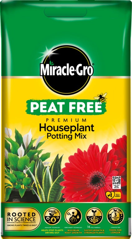 Miracle Gro Houseplant Potting Mix Peat Free Compost