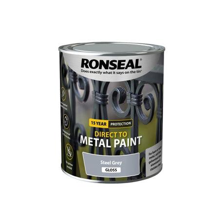 Ronseal Direct To Metal Paint - Gloss