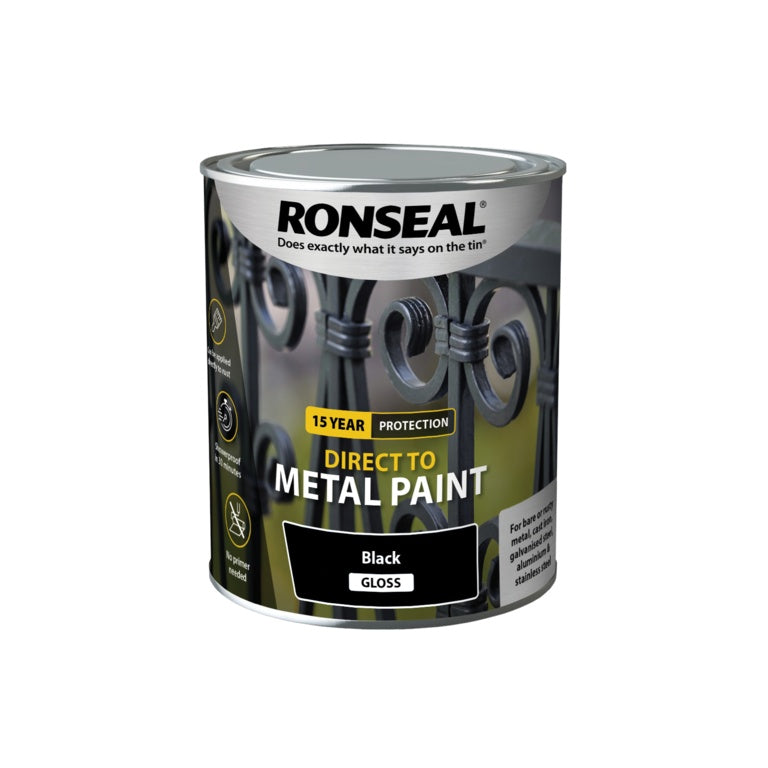 Ronseal Direct To Metal Paint - Gloss