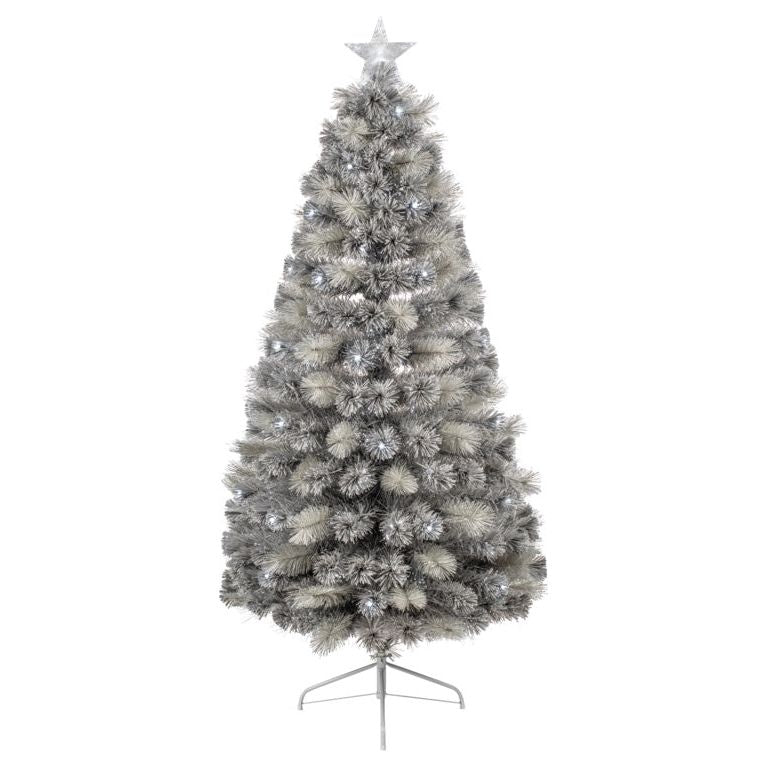 Premier Fibre Optic Silver Tipped Fir White LEDs 1.8m