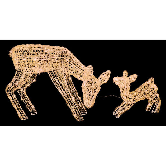 Premier Multi Action Mother & Baby Deer 70-38cm 230 White LEDs