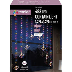 Premier Sputnik V Curtain 1.2m 483 Rainbow LEDs