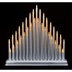 Premier 33 Light Silver Candlebridge 34cm