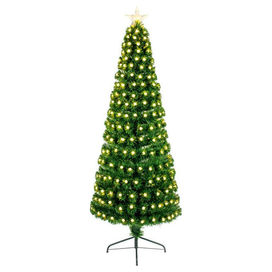 Premier Fibre Optic Tree Warm White Ball Decoration