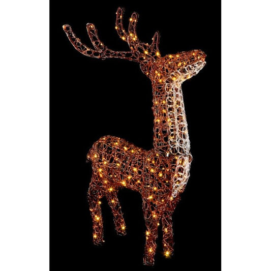 Premier 200 LED Reindeer Full Colour Twinkling 1.2m