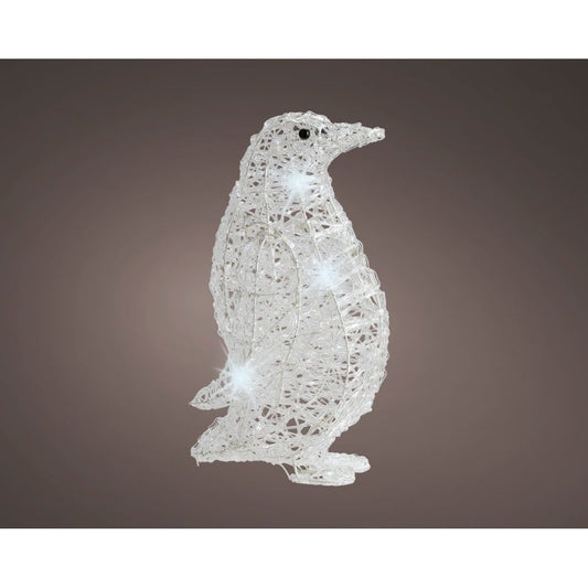 Kaemingk LED Acrylic Penguin Flash Cool White