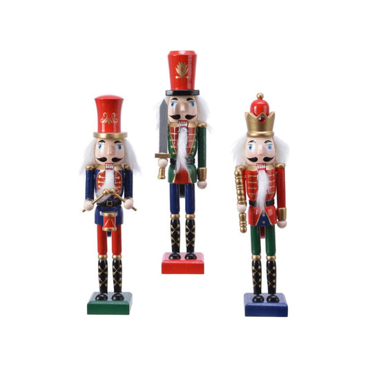 Kaemingk Fir-wood Nutcracker Assorted Multi