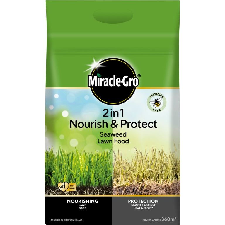 Miracle Gro Nourish & Protect Seaweed Lawn Food