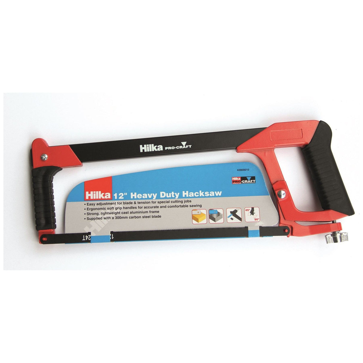 Hilka 12" Heavy Duty Hacksaw Frame