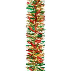 Premier Chunky Tinsel 10cmx10m Red-Gold-Green