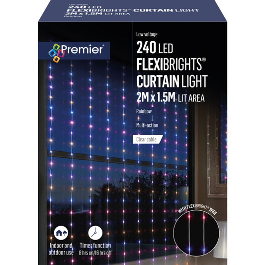 Premier 240 LEDs Flexibrights Curtain 2 x 1.5m White