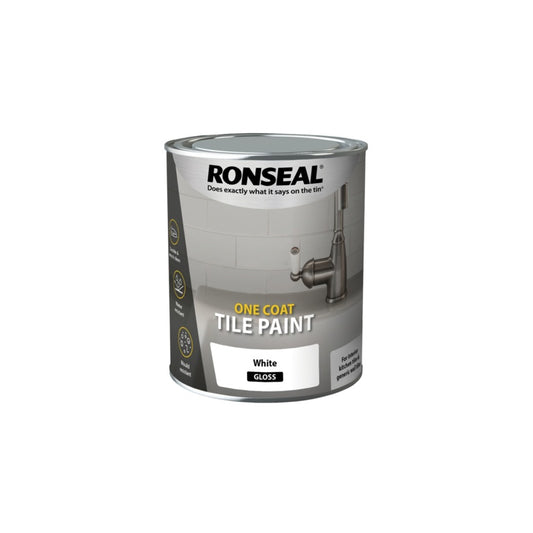 Ronseal One Coat Tile Paint - Gloss