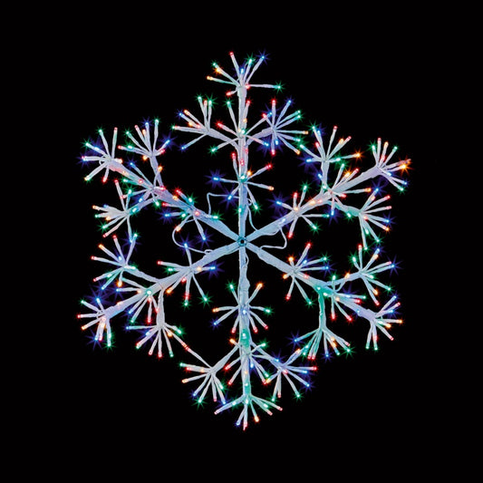 Premier White Starburst Snowflake 1.2m