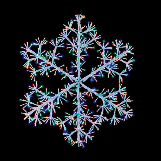 Premier White Starburst Snowflake 1.2m