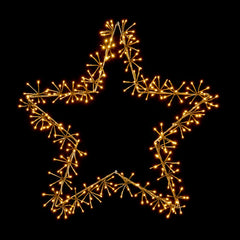 Premier Gold Star Cluster LED 90cm